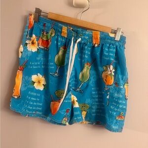 Big Dogs Cocktail Recipe Swim Trunks — Size Medium